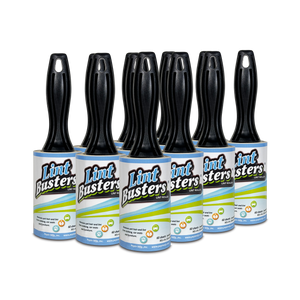 Lint Busters-12 Rolls with 12 Handles