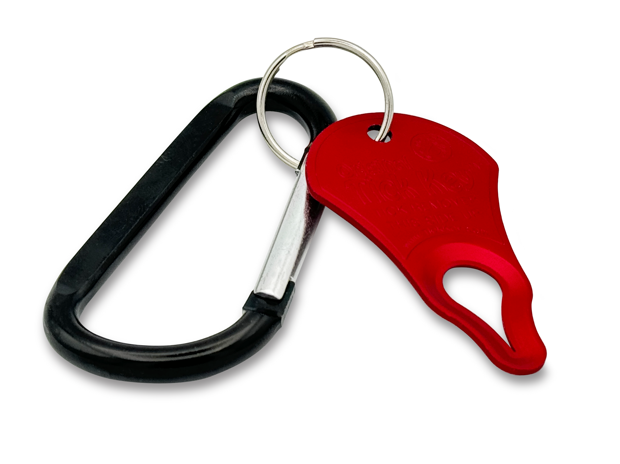 Woody's Tick Key-Red with Carabiner